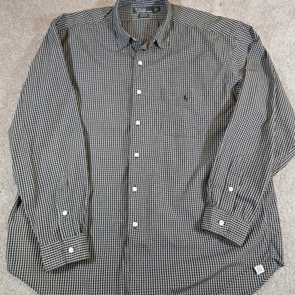 Polo Ralph Lauren Marlowe Long Sleeve Button Down 100% Cotton Pony Logo Size XL - Picture 2 of 9